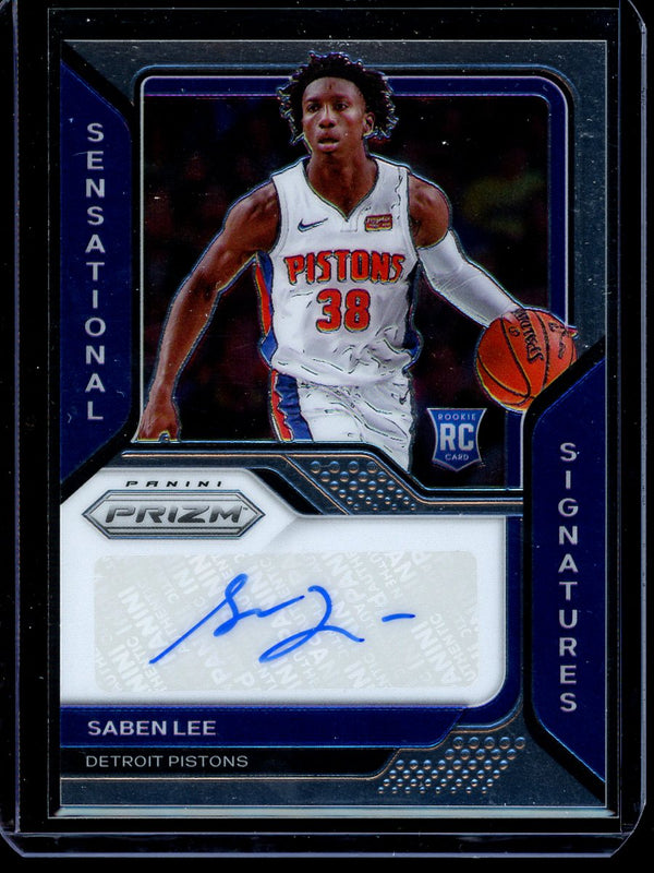 Saben Lee 2020-21 Panini Prizm Basketball Sensational Signatures RC