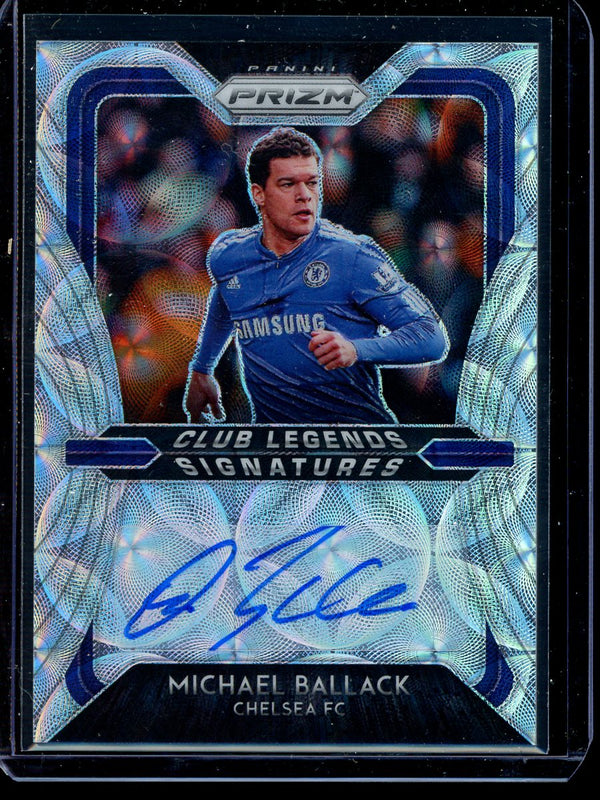 Michael Ballack 2020-21 Panini Prizm Premier League Choice Auto