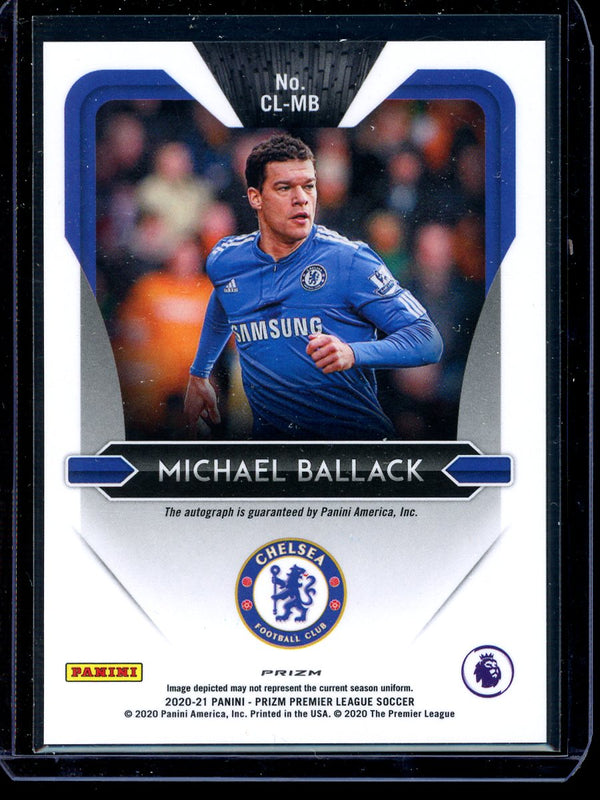 Michael Ballack 2020-21 Panini Prizm Premier League Choice Auto