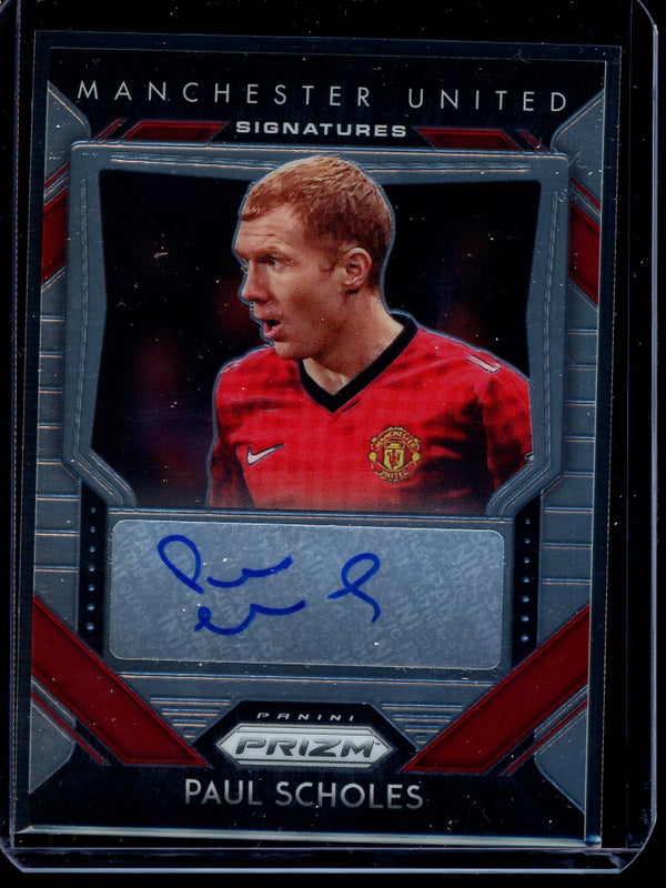 Paul Scholes 2020-21 Panini Prizm Premier League Auto