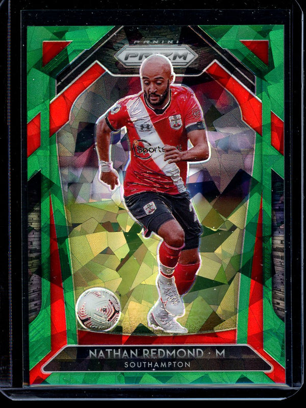 Nathan Redmond 2020-21 Panini Prizm Premier League Green Cracked Ice 10/49