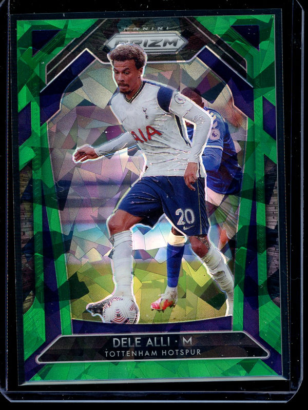 Dele Alli 2020-21 Panini Prizm Premier League Green Cracked Ice 20/49