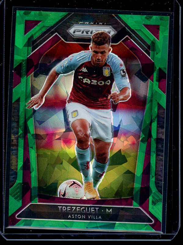 Trezeguet 2020-21 Panini Prizm Premier League Green Cracked Ice 29/49