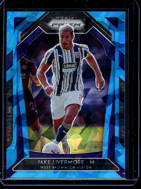 Jake Livermore 2020-21 Panini Prizm Premier League Blue Cracked Ice 53/75