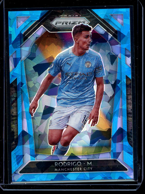 Rodrigo 2020-21 Panini Prizm Premier League Blue Cracked Ice 49/75