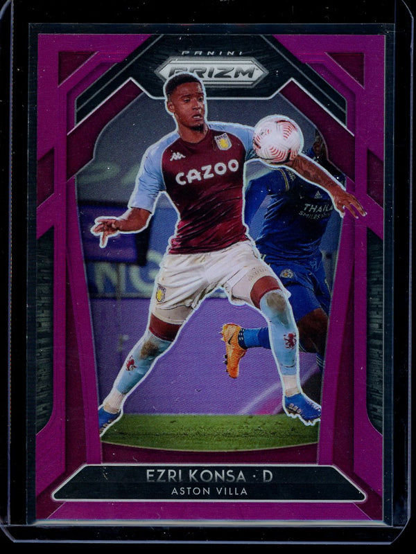 Ezri Konsa 2020-21 Panini Prizm Premier League Purple Prizm 63/99