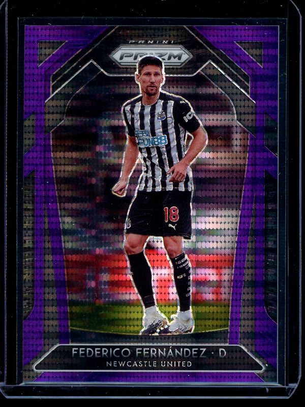 Federico Fernandez 2020-21 Panini Prizm Premier League Breakaway Purple 68/99