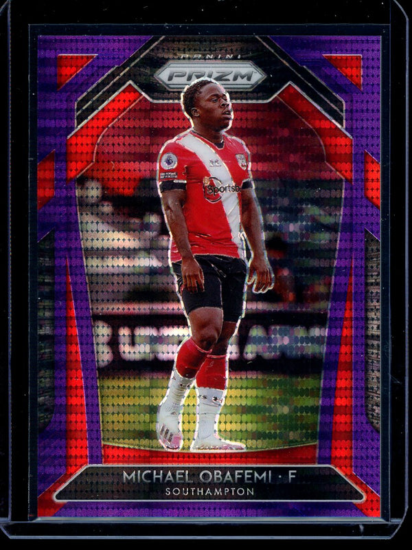 Michael Obafemi 2020-21 Panini Prizm Premier League Breakaway Purple 11/99