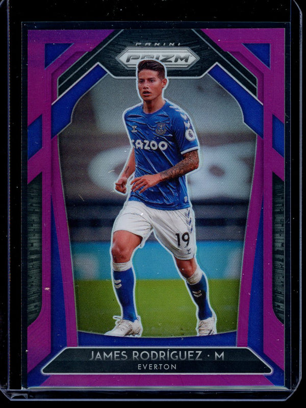 James Rodriguez 2020-21 Panini Prizm Premier League Purple Prizm 49/99