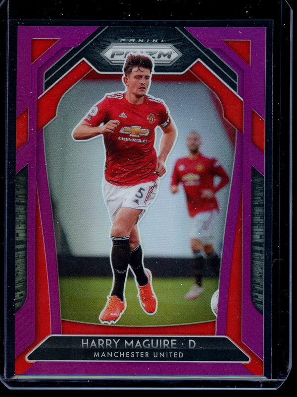 Harry Maguire 2020-21 Panini Prizm Premier League Purple Prizm 71/99