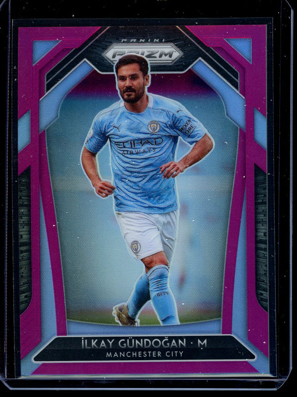 Ilkay Gundogan 2020-21 Panini Prizm Premier League Purple Prizm 99/99