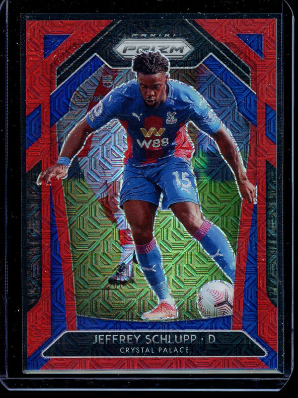 Jeffrey Schlupp 2020-21 Panini Prizm Premier League Red Mojo 130/135