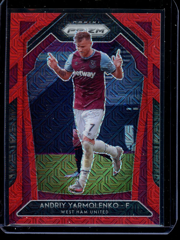 Andriy Yarmolenko 2020-21 Panini Prizm Premier League Red Mojo 055/135