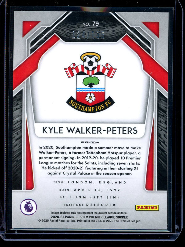 Kyle Walker-Peters 2020-21 Panini Prizm Premier League Red Mojo 124/135