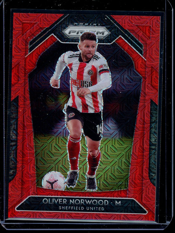 Oliver Norwood 2020-21 Panini Prizm Premier League Red Mojo 133/135