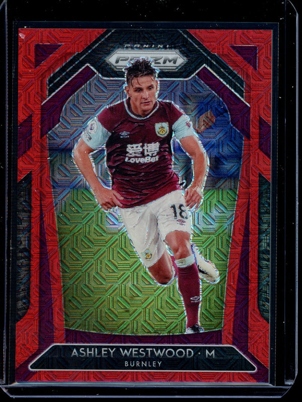 Ashley Westwood 2020-21 Panini Prizm Premier League Red Mojo 096/135