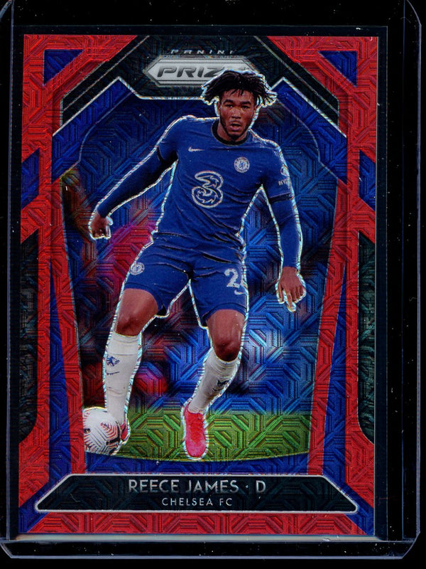 Reece James 2020-21 Panini Prizm Premier League Red Mojo 093/135