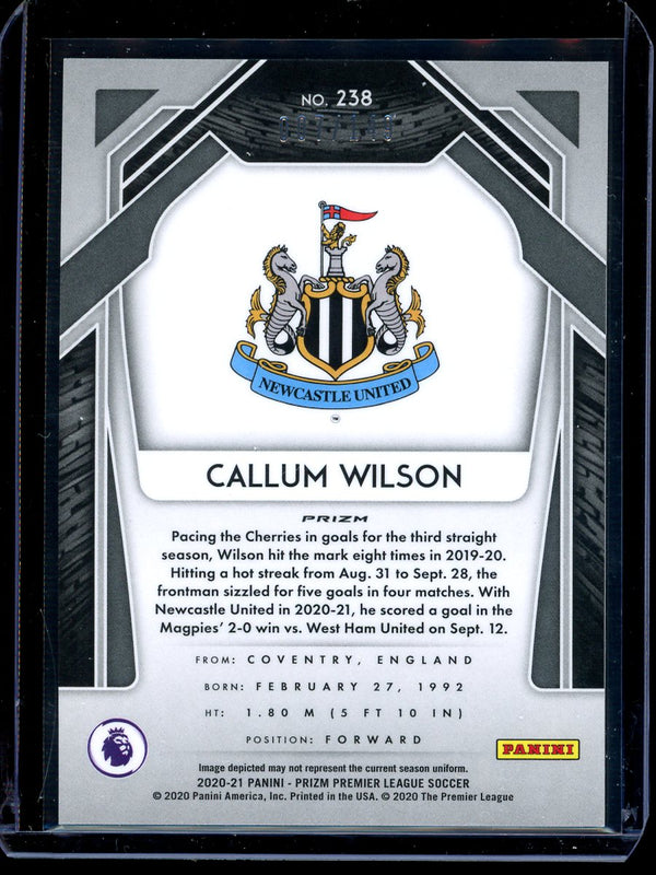 Callum Wilson 2020-21 Panini Prizm Premier League Red Prizm 007/149