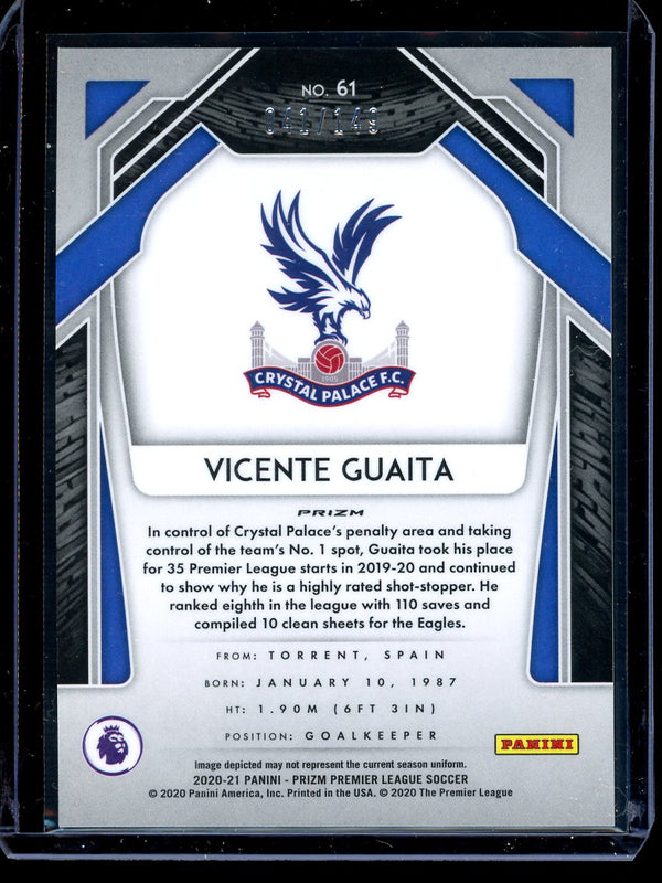 Vicente Guaita 2020-21 Panini Prizm Premier League Red Prizm 041/149