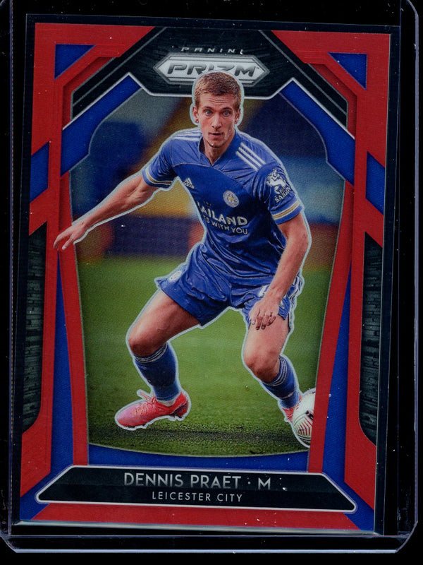 Dennis Praet 2020-21 Panini Prizm Premier League Red Prizm 129/149