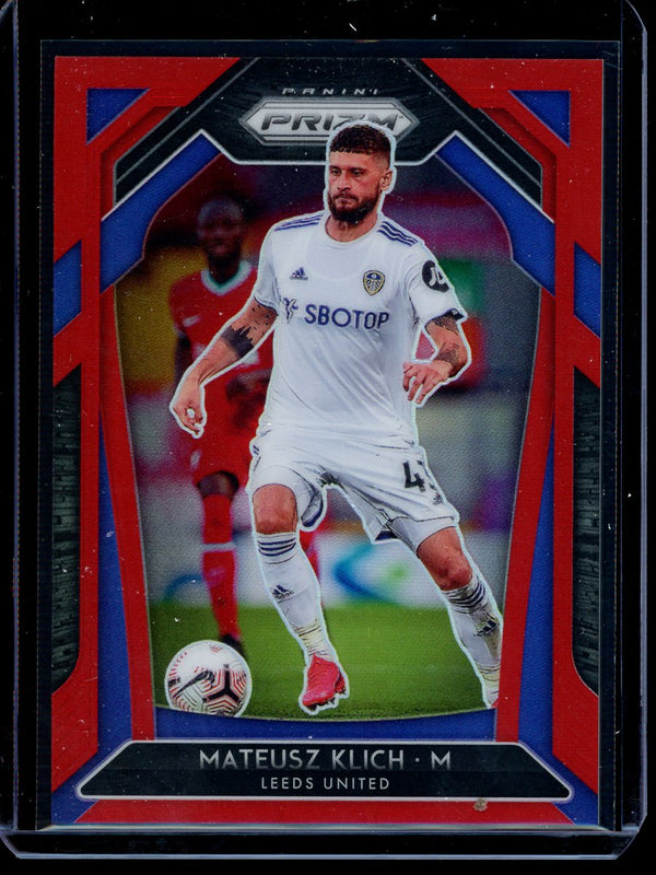 Mateusz Klich 2020-21 Panini Prizm Premier League Red Prizm 136/149