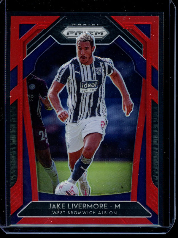 Jake Livermore 2020-21 Panini Prizm Premier League Red Prizm 089/149