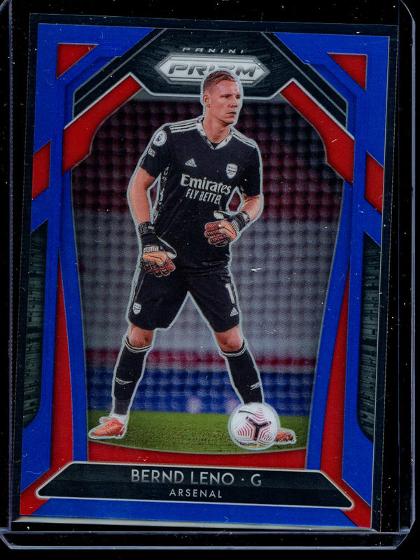 Bernd Leno 2020-21 Panini Prizm Premier League Blue Prizm 071/199