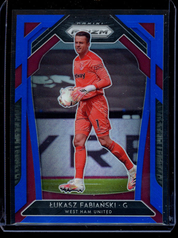 Lukasz Fabianski 2020-21 Panini Prizm Premier League Blue Prizm 194/199