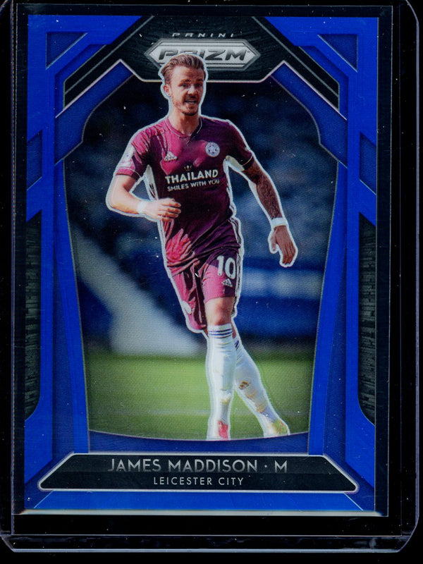 James Maddison 2020-21 Panini Prizm Premier League Blue Prizm 052/199