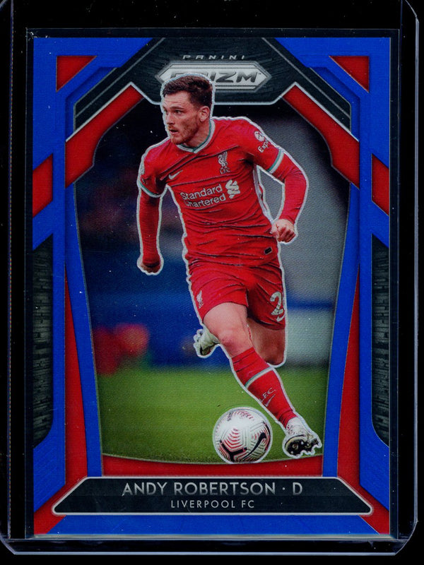 Andy Robertson 2020-21 Panini Prizm Premier League Blue Prizm 147/199