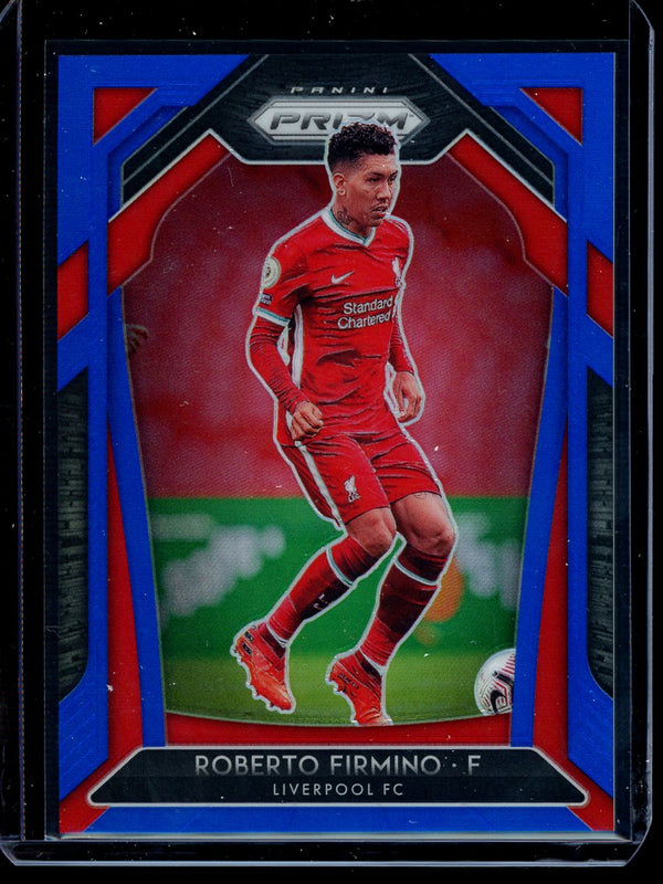 Roberto Firmino 2020-21 Panini Prizm Premier League Blue Prizm 083/199