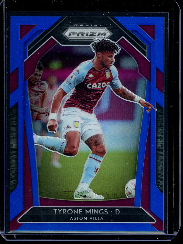 Tyrone Mings 2020-21 Panini Prizm Premier League Blue Prizm 141/199