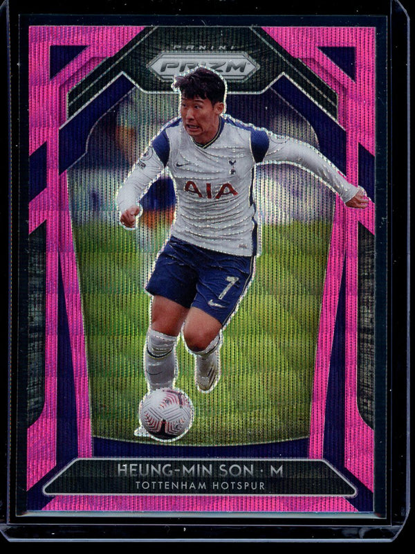 Heung-Min Son 2020-21 Panini Prizm Premier League Pink Wave