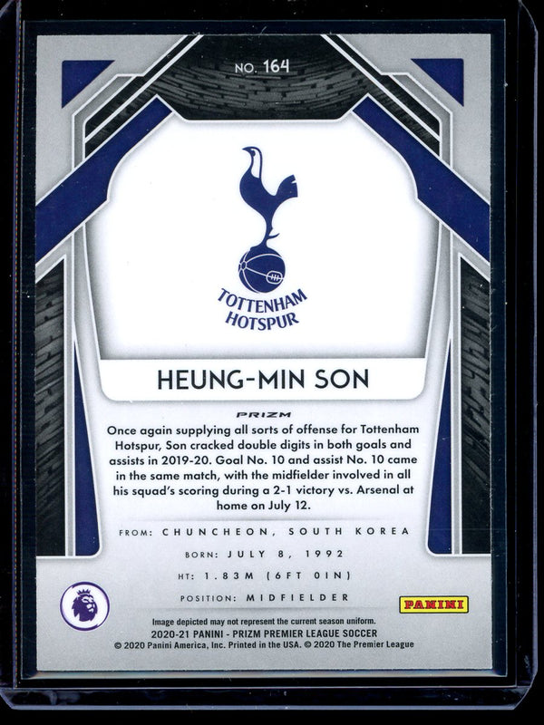 Heung-Min Son 2020-21 Panini Prizm Premier League Pink Wave