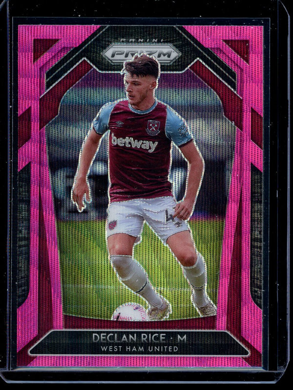 Declan Rice 2020-21 Panini Prizm Premier League Pink Wave