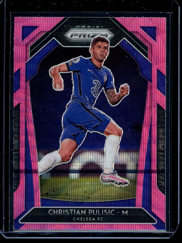 Christian Pulisic 2020-21 Panini Prizm Premier League Pink Wave