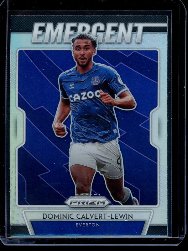 Dominic Calvert-Lewin 2020-21 Panini Prizm Premier League Emergent Silver Prizm