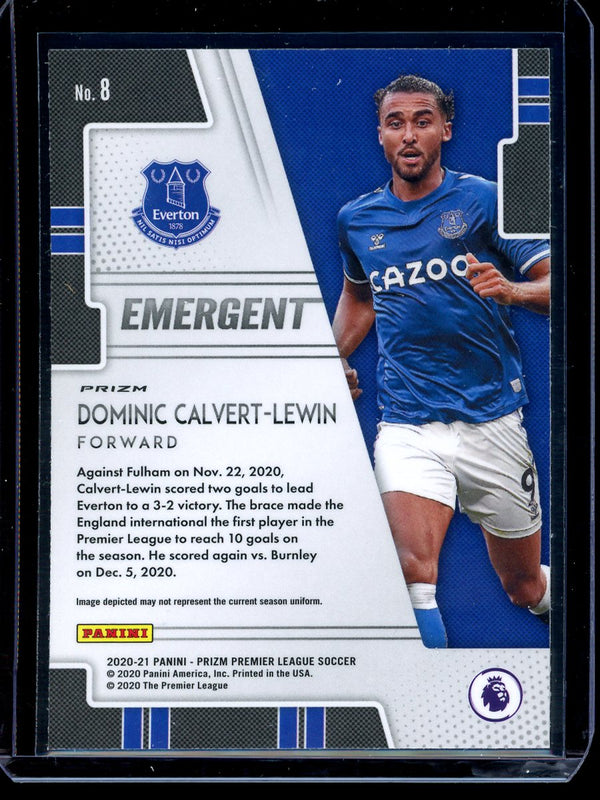 Dominic Calvert-Lewin 2020-21 Panini Prizm Premier League Emergent Silver Prizm