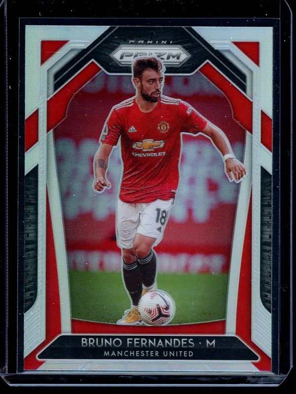 Bruno Fernandes 2020-21 Panini Prizm Premier League Silver Prizm