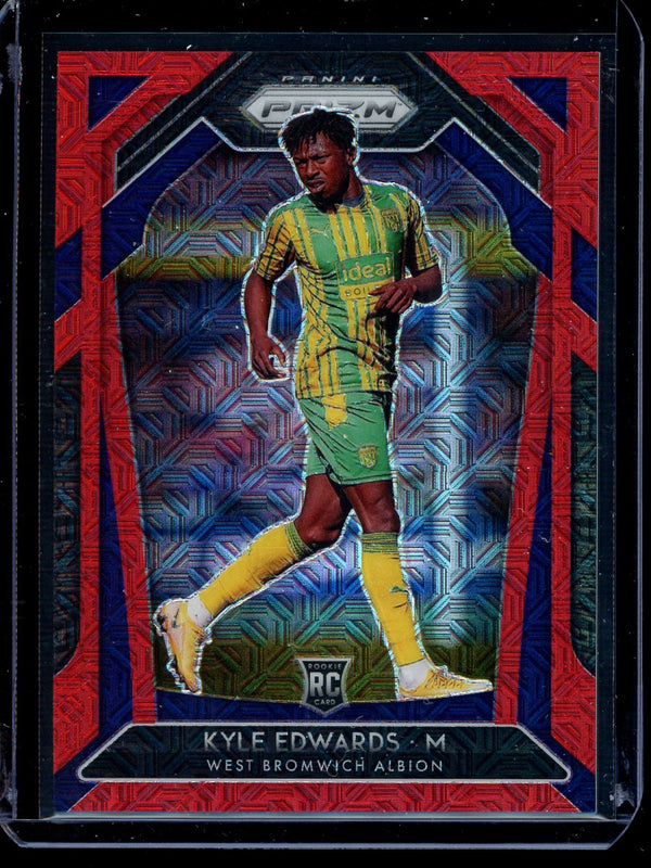 Kyle Edwards 2020-21 Panini Prizm Premier League Red Mojo RC 106/135