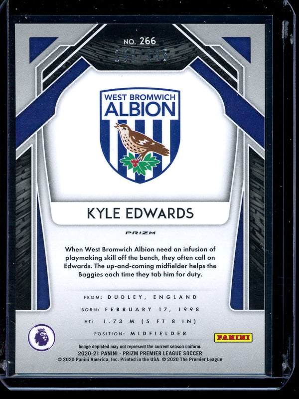 Kyle Edwards 2020-21 Panini Prizm Premier League Red Mojo RC 106/135