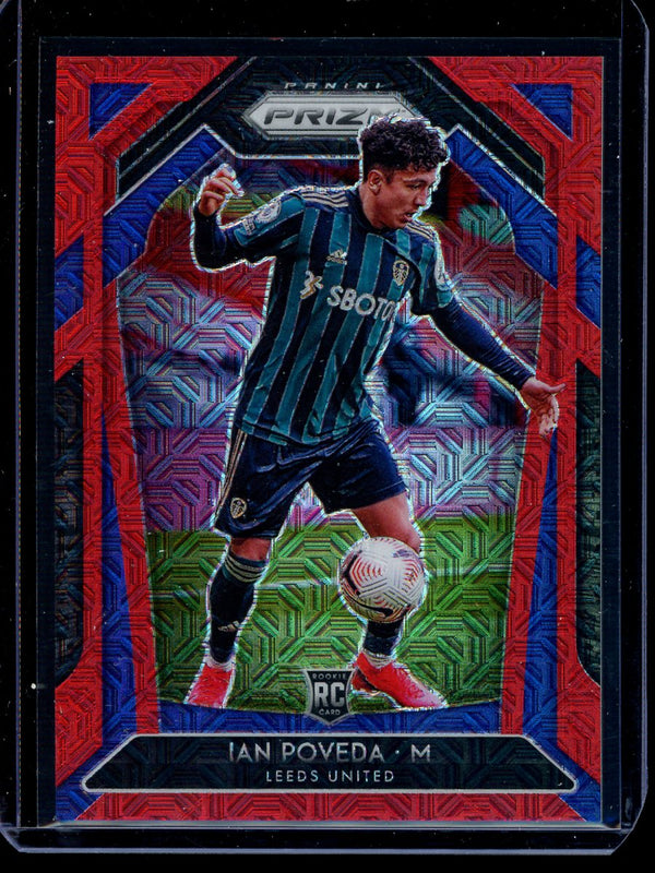 Ian Poveda 2020-21 Panini Prizm Premier League Red Mojo RC 037/135