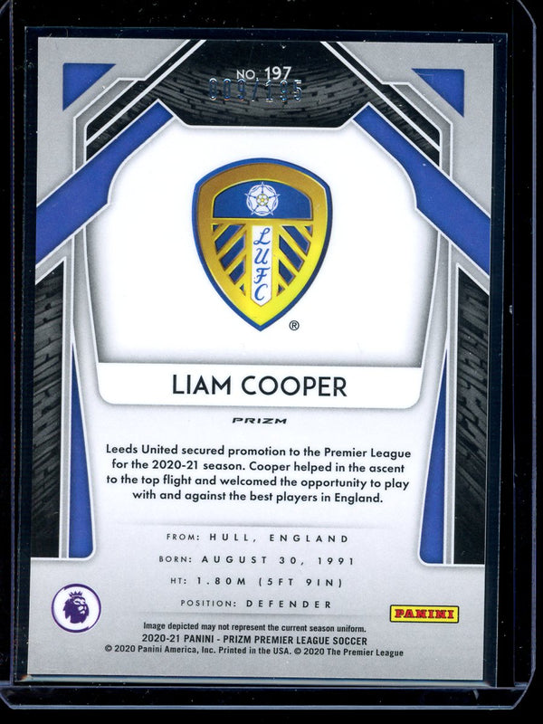 Liam Cooper 2020-21 Panini Prizm Premier League Blue Breakaway RC 009/195