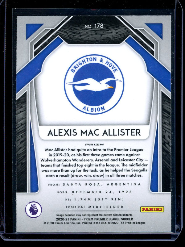 Alexis Mac Allister 2020-21 Panini Prizm Premier League Pink Wave RC