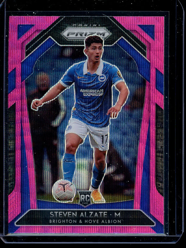 Steven Alzate 2020-21 Panini Prizm Premier League Pink Wave RC