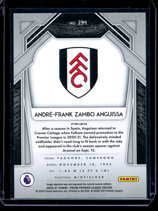 Andre-Frank Zambo Anguissa 2020-21 Panini Prizm Premier League Hyper Prizm RC