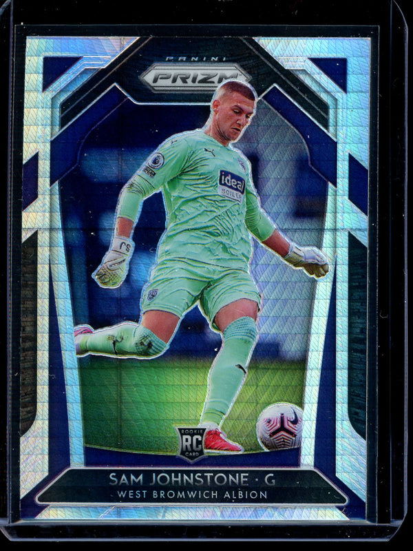 Sam Johnstone 2020-21 Panini Prizm Premier League Hyper Prizm RC