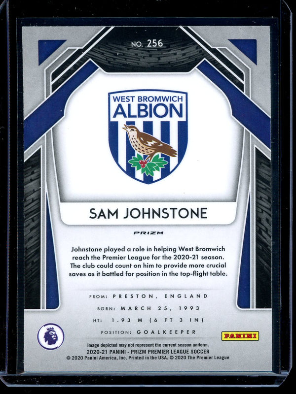 Sam Johnstone 2020-21 Panini Prizm Premier League Hyper Prizm RC