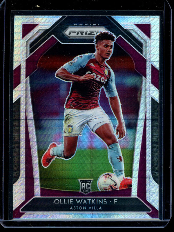 Ollie Watkins 2020-21 Panini Prizm Premier League Hyper Prizm RC