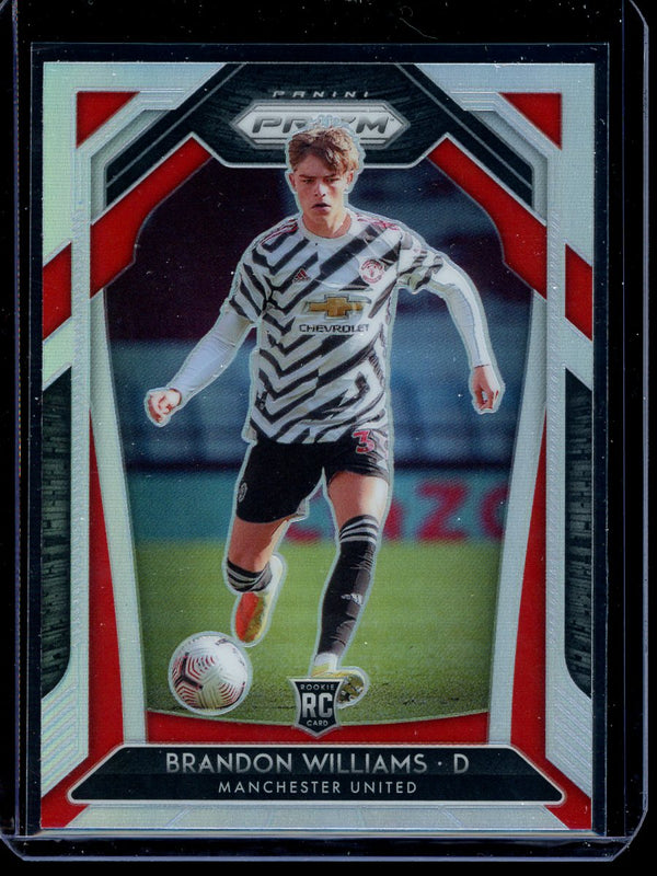 Brandon Williams 2020-21 Panini Prizm Premier League Silver Prizm RC